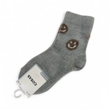 Skarpety dziecięce alpaka buźka szara 23-26