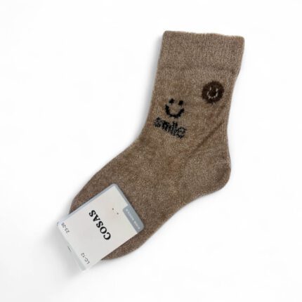 Skarpety dziecięce alpaka buźka jasny brąz 23-26