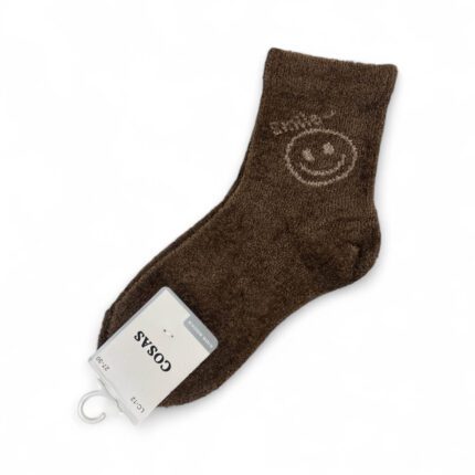 Skarpety dziecięce alpaka buźka brązowa 23-26