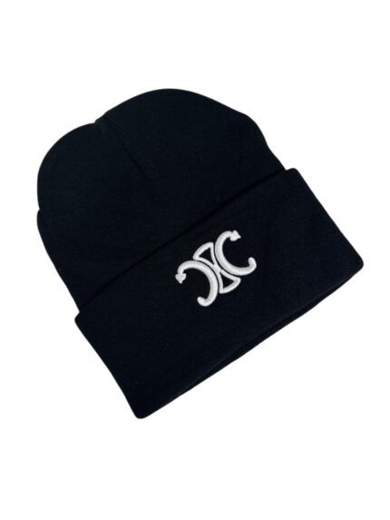 Czapka prążek CELINKA CZARNA