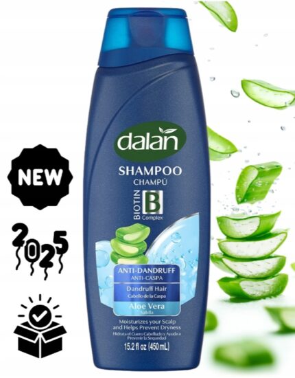 Szampon do Włosów DALAN PRZECIWŁUPIEŻOWY z Aloe Vera BIOTIN Complex (1932)
