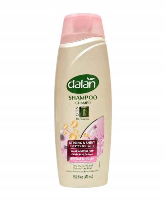Szampon-do-Wlosow-WZMACNIAJACY-DALAN-Roslinna-Keratyna-BIOTIN-Complex-450ml
